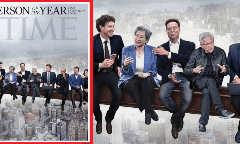 Time nombra a los líderes de la inteligencia artificial como Persona del Año 2025 (FOTO REVISTA TIME)