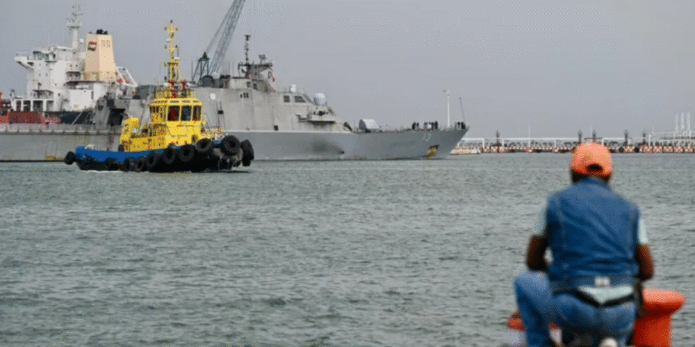 Zarpa del puerto de Veracruz buque antinarcóticos de Estados Unidos (IMAGEN VERACRUZ)