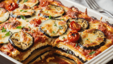 Lasaña de berenjena, la opción saludable que sustituye la pasta tradicional en Navidad