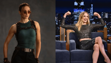 Sophie Turner como Lara Croft primer vistazo oficial