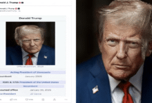 Trump se auto póstula como “presidente en funciones de Venezuela”