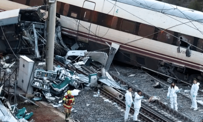 Sube a 39 la cifra de muertos por accidente de trenes en España
