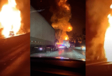 Explota pipa de gas LP en la México–Querétaro