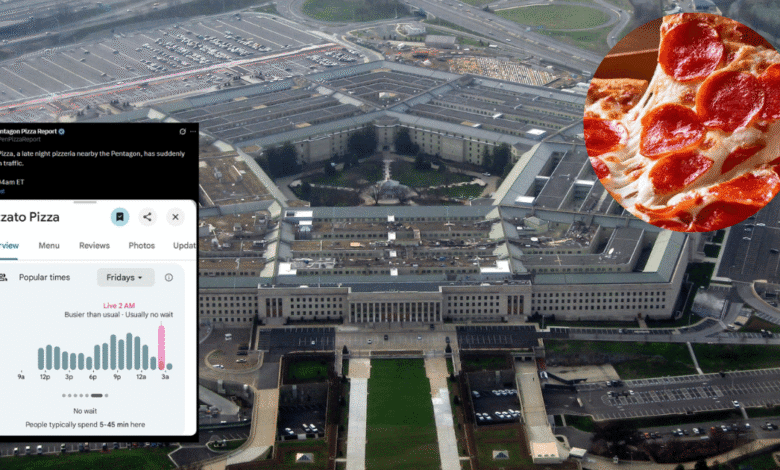 ¿Las pizzas predijeron la caída de Maduro El misterioso Pizza Index que alerta al mundo antes que las noticias (Foto Canva, Wikipedia y Redes sociales)