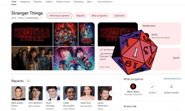 _¿Qué pasa si buscas Stranger Things en Google