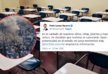 Cancelan clases en el occidente del país tras intensos operativos de seguridad
