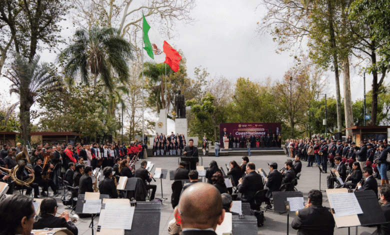 Conmemoran en Xalapa Constituciones de 1857 y 1917