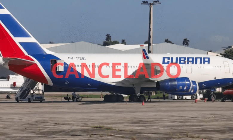 Cuba enfrenta suspensión de combustible para aviación por crisis energética