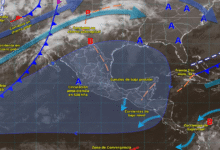 Frente frío 35 provocará chubascos, lluvias fuertes y rachas intensas de viento en el noroeste de México