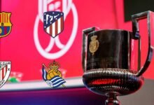 Semifinales de Copa del Rey Fecha de los partidos