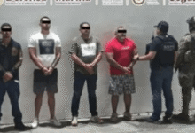 Capturan a 4 de los 23 reos que escaparon en Puerto Vallarta, durante operativo Mencho (Foto de DefensaMX, Marina y Seguridad)