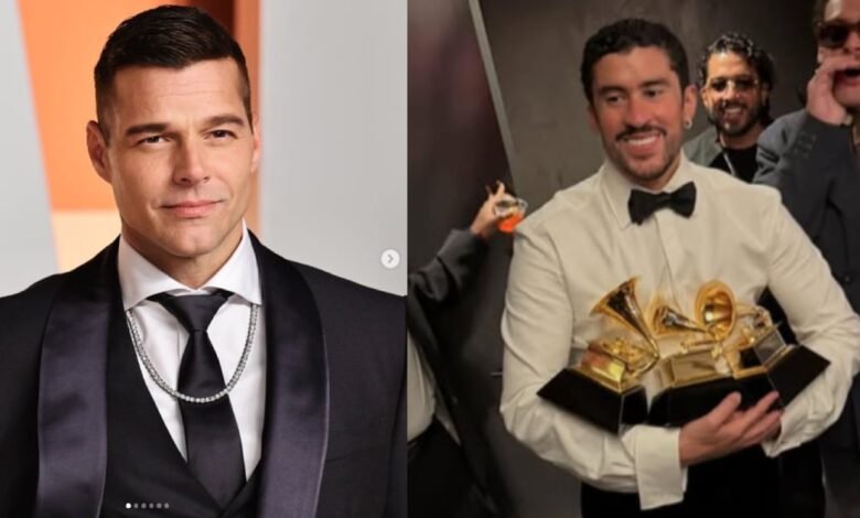 Ricky Martin manda poderoso mensaje a Bad Bunny, tras ganar los Grammys 2026 (Fotos de Ricky Martin y Bad Bunny, Instagram)