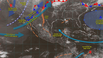Alerta meteorológica Lluvias fuertes en Chiapas, Campeche y Quintana Roo