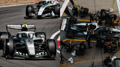 Los dos coches del equipo nuevo de la F1 pudieron terminar la competencia disputada en China (Foto de internet)