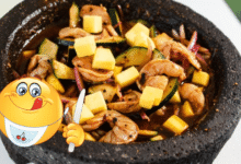 Olas de sabor el aguachile negro con mango que revolucionará tus vacaciones (Fotos Gastrolab e iStock)