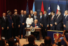 Trump reacciona a la ausencia de México, Brasil y Colombia en la cumbre del Escudo de las Américas