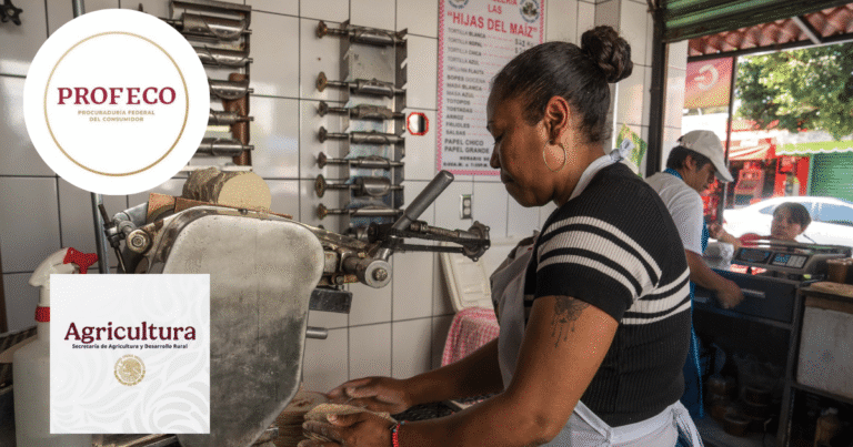 AGRICULTURA y PROFECO descartan alzas al precio de la tortilla y llaman a no atender versiones falsas sobre costos del maíz y la harina