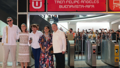 Claudia Sheinbaum inaugura el tren Felipe Ángeles, Buenavista-AIFA (Foto de cortesía)