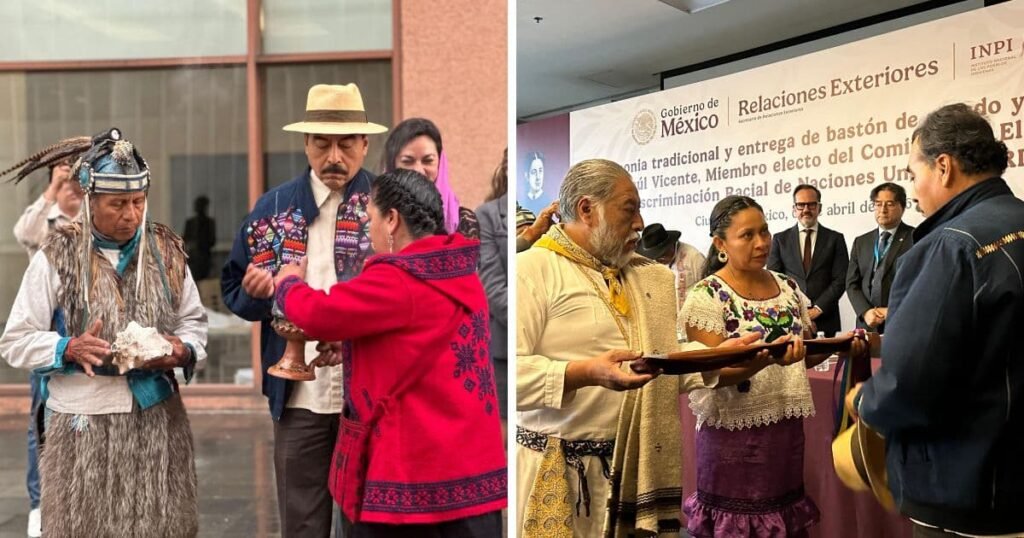 Saúl Vicente Vázquez CERD,ONU discriminación racial,zapoteco Juchitán CERD,SRE bastón de mando,derechos indígenas México ONU,artículo 2 constitucional pueblos indígenas,CONAPRED evento SRE,INPI respaldo CERD,ONU derechos humanos México,Comité Eliminación Discriminación Racial