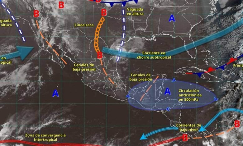 Pronóstico del clima hoy 10 de abril en CDMX, Estado de México, Campeche y Veracruz