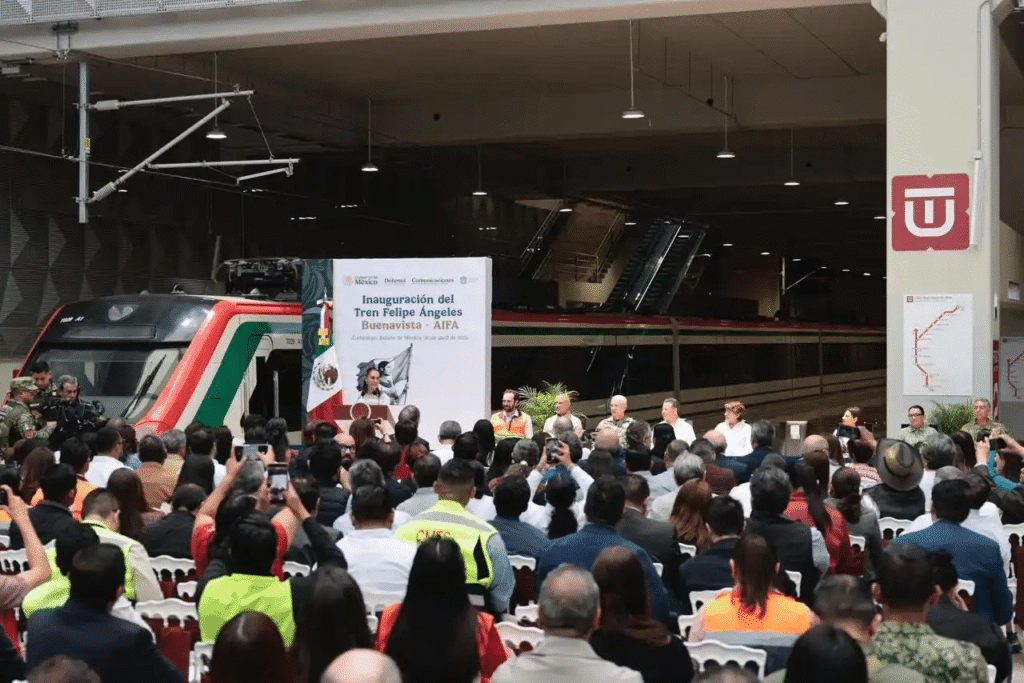 AIFA,Buenavista,Claudia Sheinbaum,Felipe Ángeles