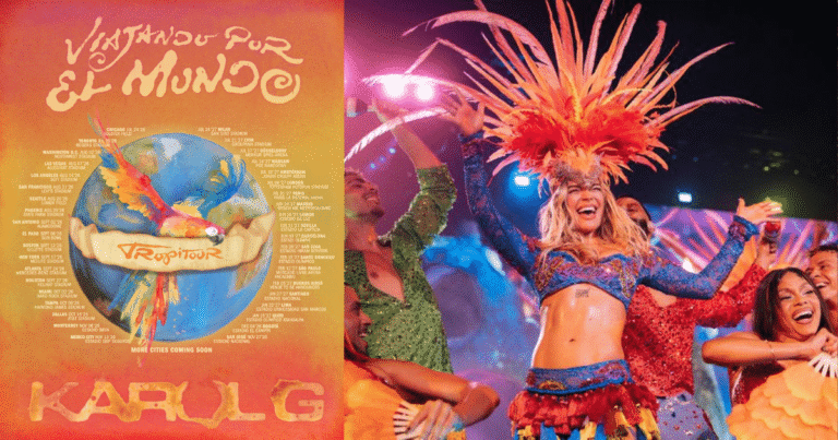 ¡De Coachella para el mundo! Karol G anuncia su gira global Viajando Por El Mundo Tropitour 2026