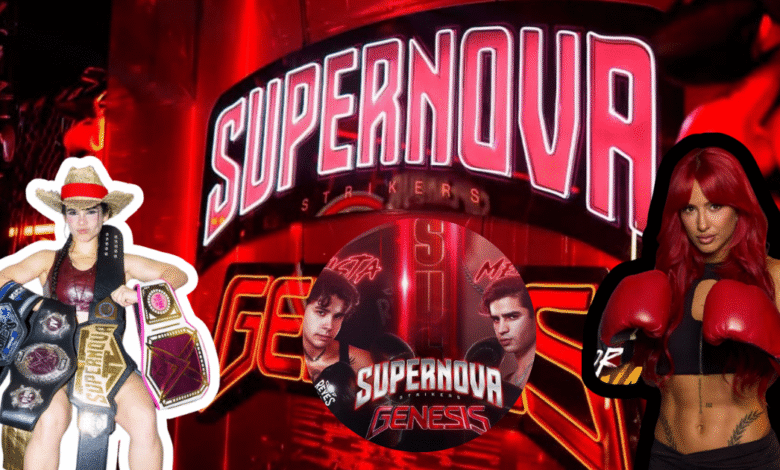 ¡Influencers al ring! Todo listo para el Supernova Génesis 2026 en la Arena CDMX (Fotos Redes sociales Supernova Boxing)