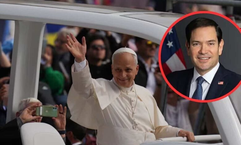 Marco Rubio visita al papa León XIV en el Vaticano Crisis en Irán y agenda regional