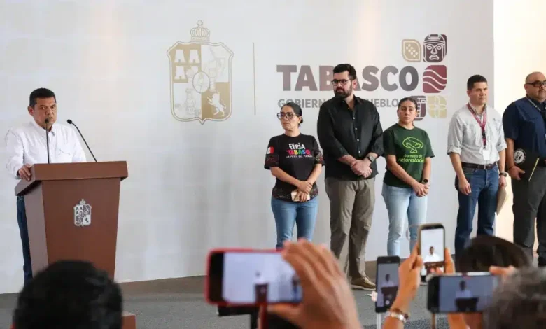 Incendio en la Nave 1 del Parque Tabasco "Dora María" (Foto de cortesía)