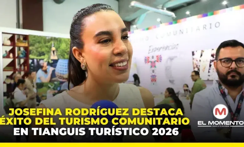 Josefina Rodríguez destaca éxito del turismo comunitario en Tianguis Turístico 2026