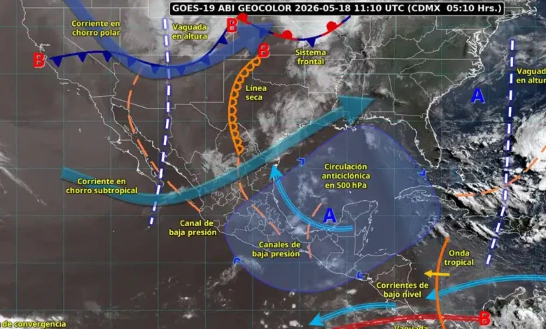 onda de calor azotará a 18 estados de méxico