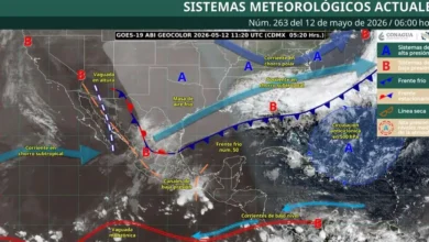 pronóstico de lluvias para hoy 12 de mayo de 2026