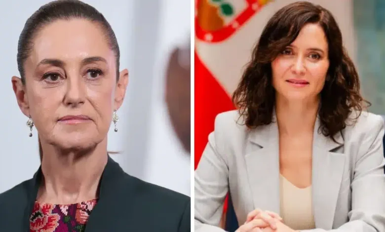 sheinbaum califica como “un fracaso” la visita de isabel díaz ayuso a méxico