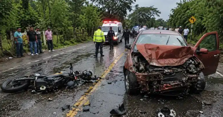 choque mortal en la carretera de emiliano zapata