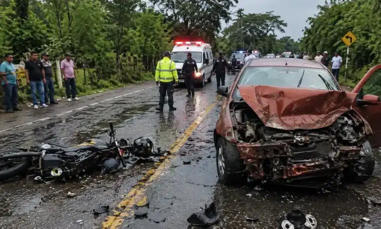 choque mortal en la carretera de emiliano zapata