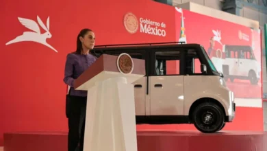 Claudia Sheinbaum presenta a Olinia 1, primer vehículo eléctrico mexicano (Foto de cortesía)