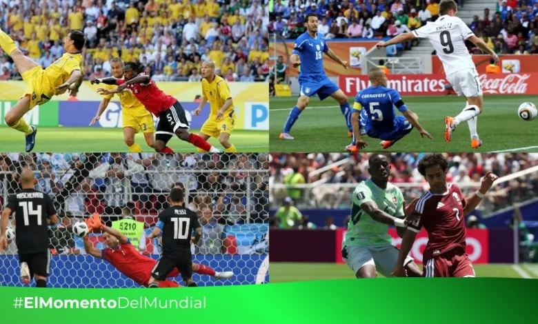 Los empates más insólitos en la historia mundialista cuando David frenó a Goliat (Fotos redes sociales, Getty y Claro Sports)