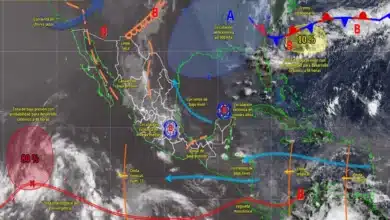 pronóstico del clima lluvias muy fuertes afectarán chihuahua, durango, sinaloa y jalisco este martes