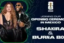 shakira y burna boy encabezarán la ceremonia de apertura de la copa mundial de la fifa 2026 en la cdmx