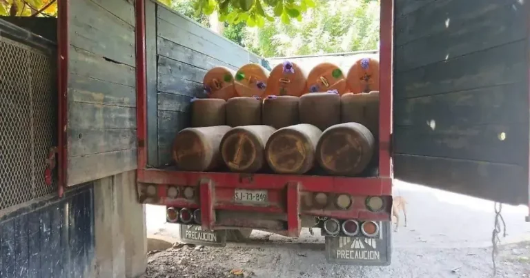 aseguran 33 mil litros de huachicol en río blanco