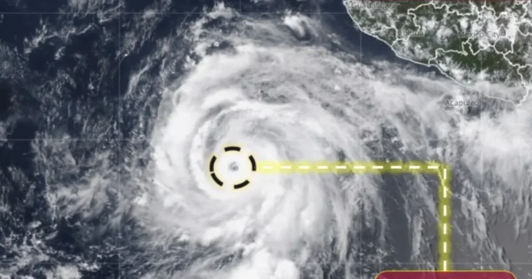 ¿Cuándo impactará el huracán Genevieve categoría 4? (Foto de Conagua)
