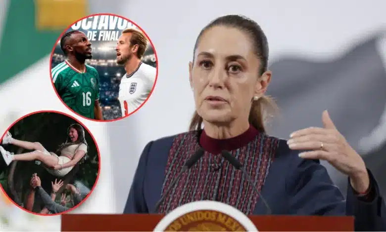 Sheinbaum pide celebrar con responsabilidad durante México vs Inglaterra (Fotos de internet)