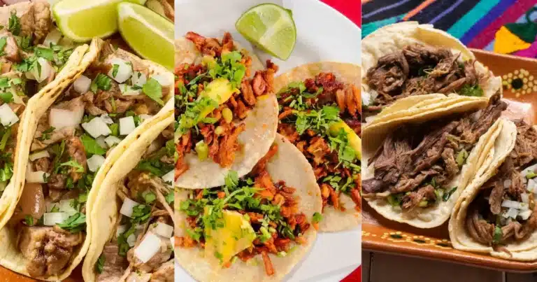 3 tipos de tacos que puedes disfrutar este domingo que juega México (Fotos de internet)