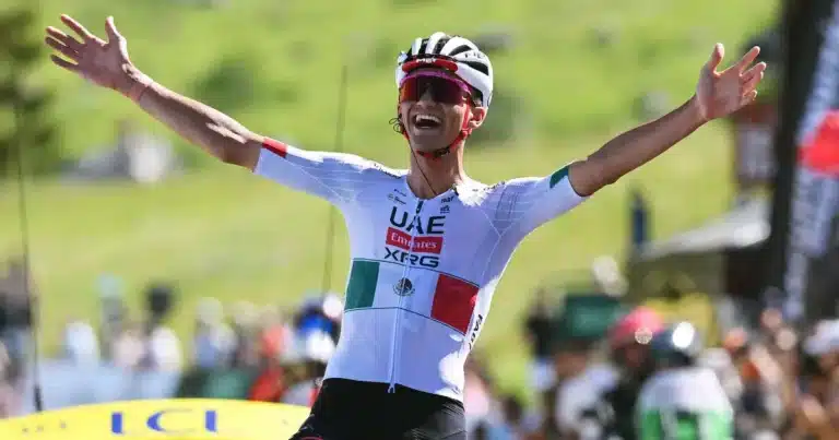 Isaac del Toro gana segunda etapa del Tour de Francia 2026 (Foto de Getty Images)