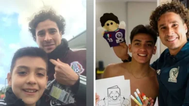 gil mora conmueve a guillermo ochoa con una foto de cuando era niño junto al portero