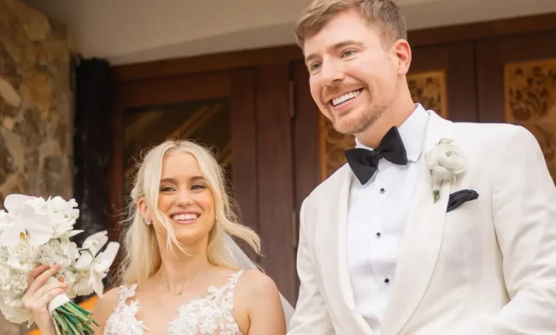 ¡mrbeast se casó! comparte las primeras imágenes de su boda con thea booysen