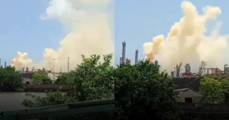Captan fuga en la Refinería Lázaro Cárdenas de Minatitlán (Fotos de redes sociales)