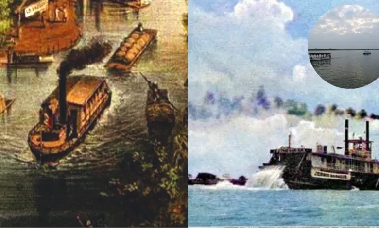 Gigantes de hierro sepultados: Los barcos de vapor sumergidos en el río Papaloapan (Fotos Wikipedia y redes sociales)