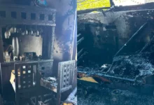 incendio consume casa de exalcaldesa de alvarado, veracruz