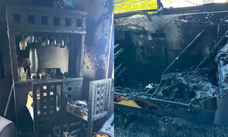incendio consume casa de exalcaldesa de alvarado, veracruz